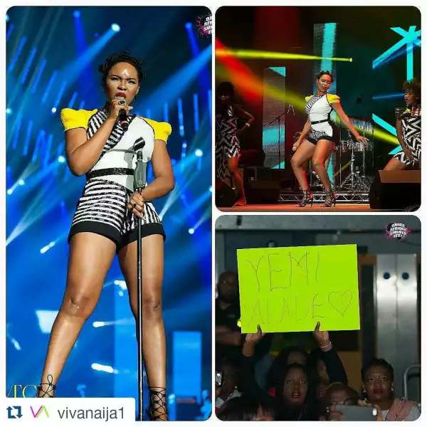 Yemi Alade Rocks Iconic Live On Stage At Dance Afrique Summerfest 2015 [See Photos]